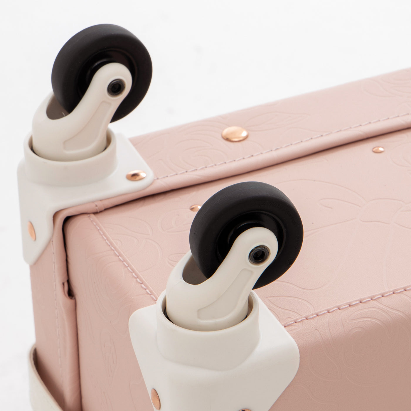 Minimalism 3 Pieces Luggage Set - Embossed Pink's