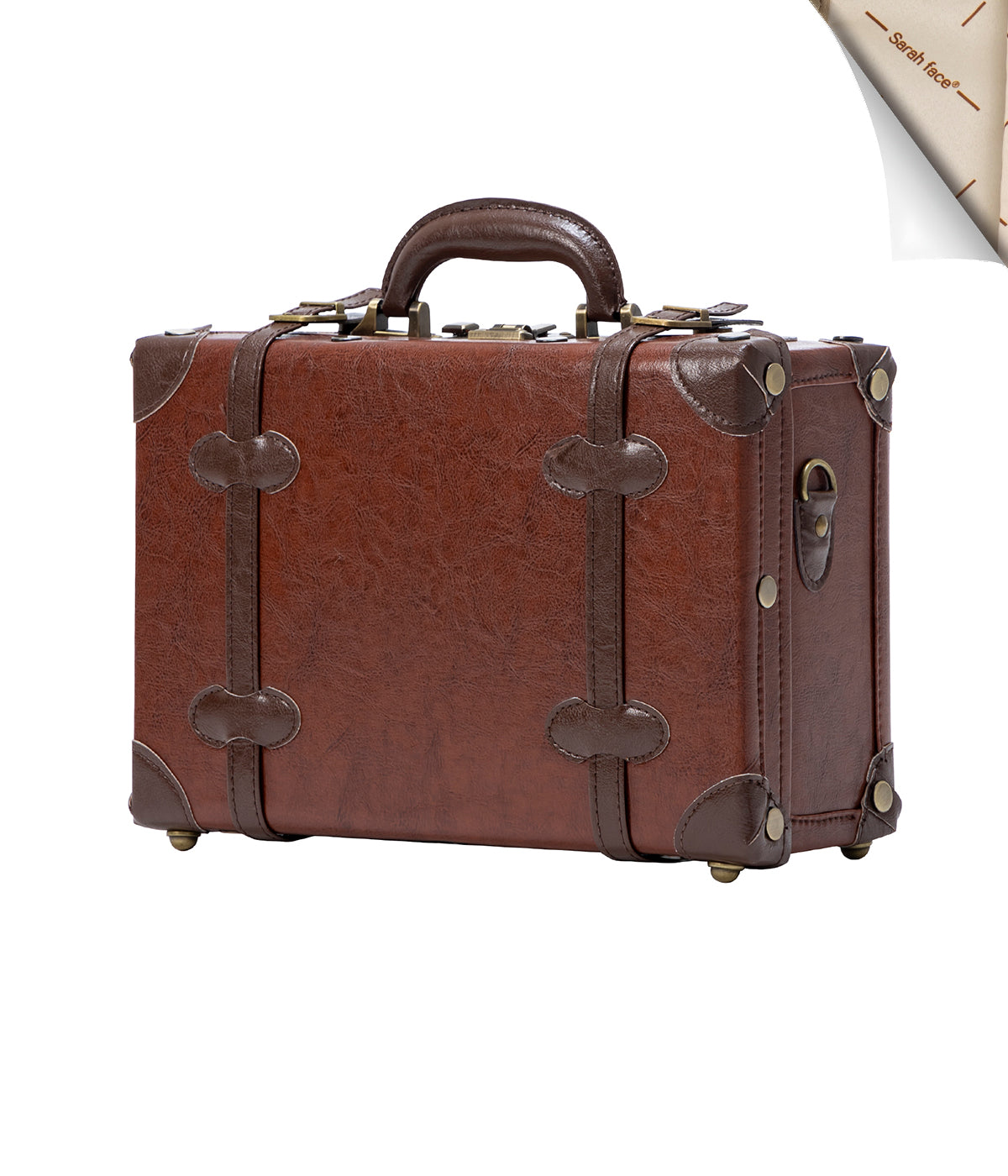 SarahFace Train Case - Caramel Brown's