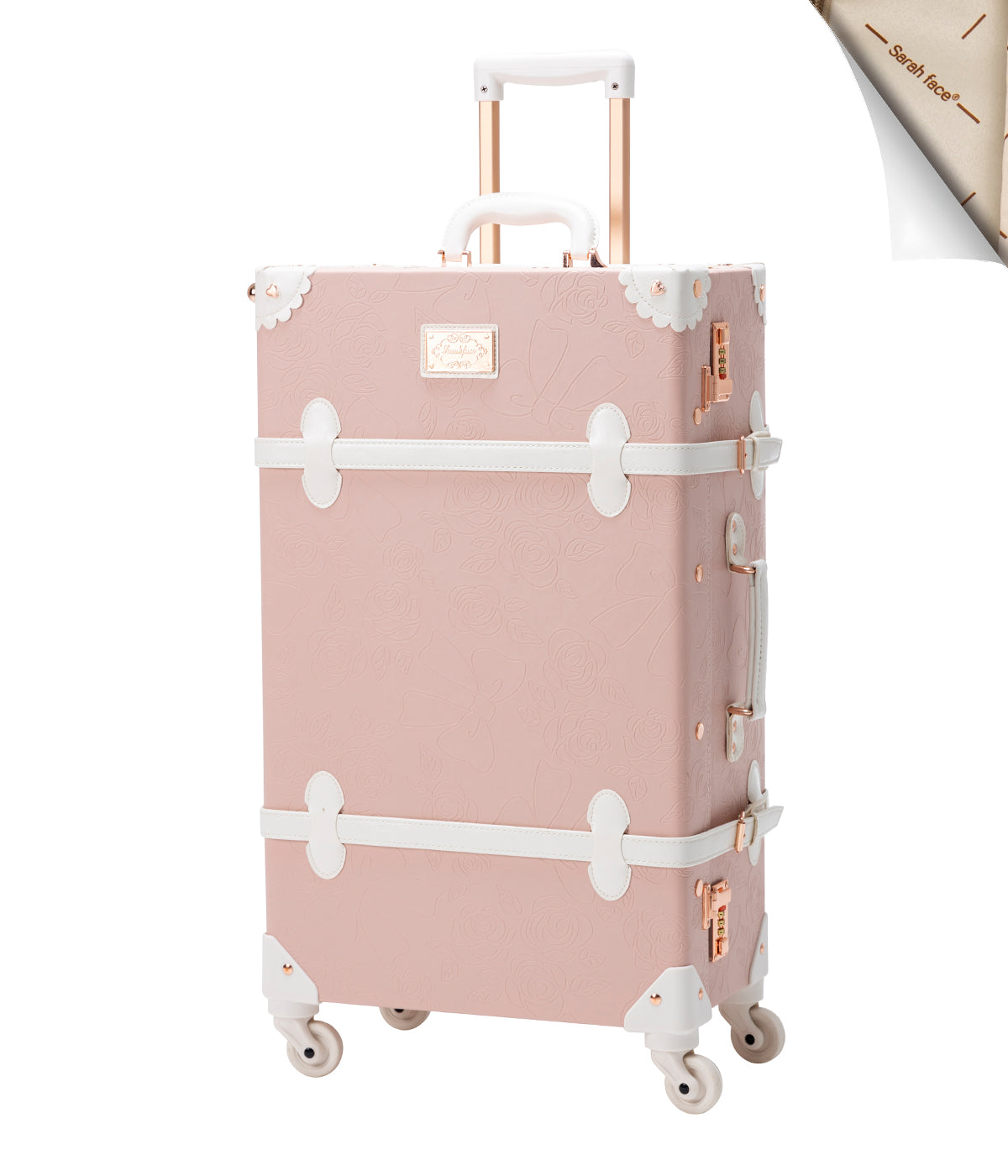 SarahFace Large Check-in - Embossed Pink's