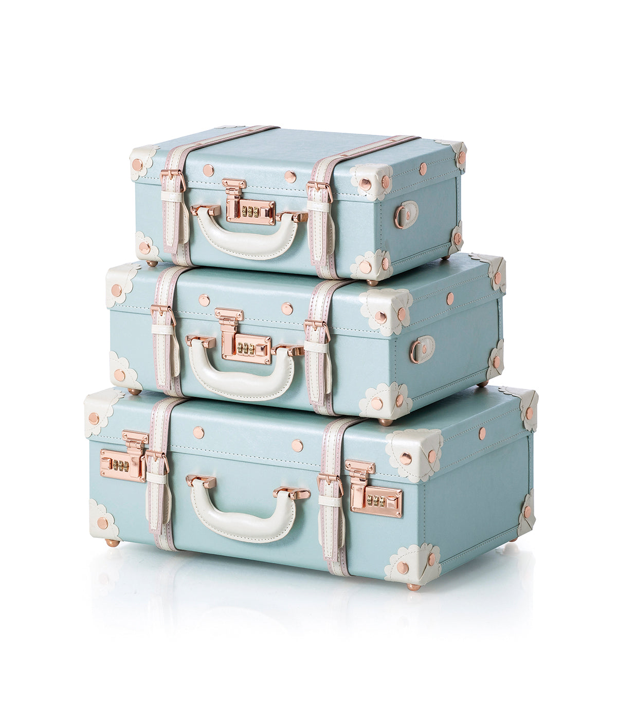 (United States) Minimalism Train Case - Sky Blue's