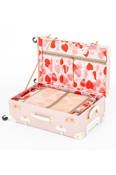 Minimalism Spinner Suitcase - Cherry Pink's