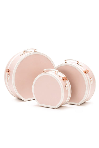 Minimalism Small Hat Box - Cherry Pink's