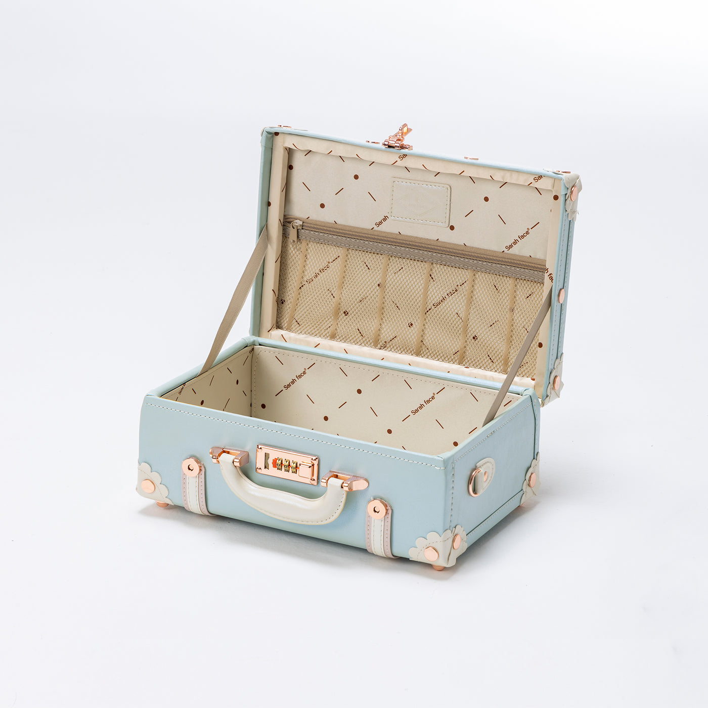 SarahFace 3 Pieces Luggage Sets - Sky Blue's