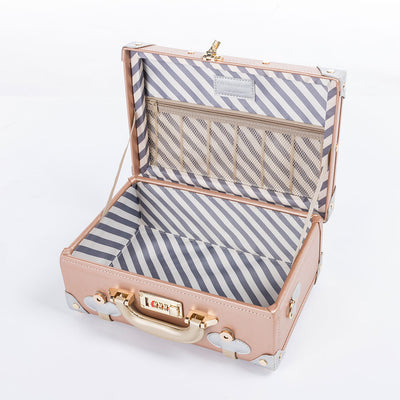(Outlet) Minimalism Train Case - Rose Gold