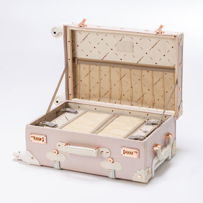 SarahFace 3 Pieces Luggage Set - Cherry Pink
