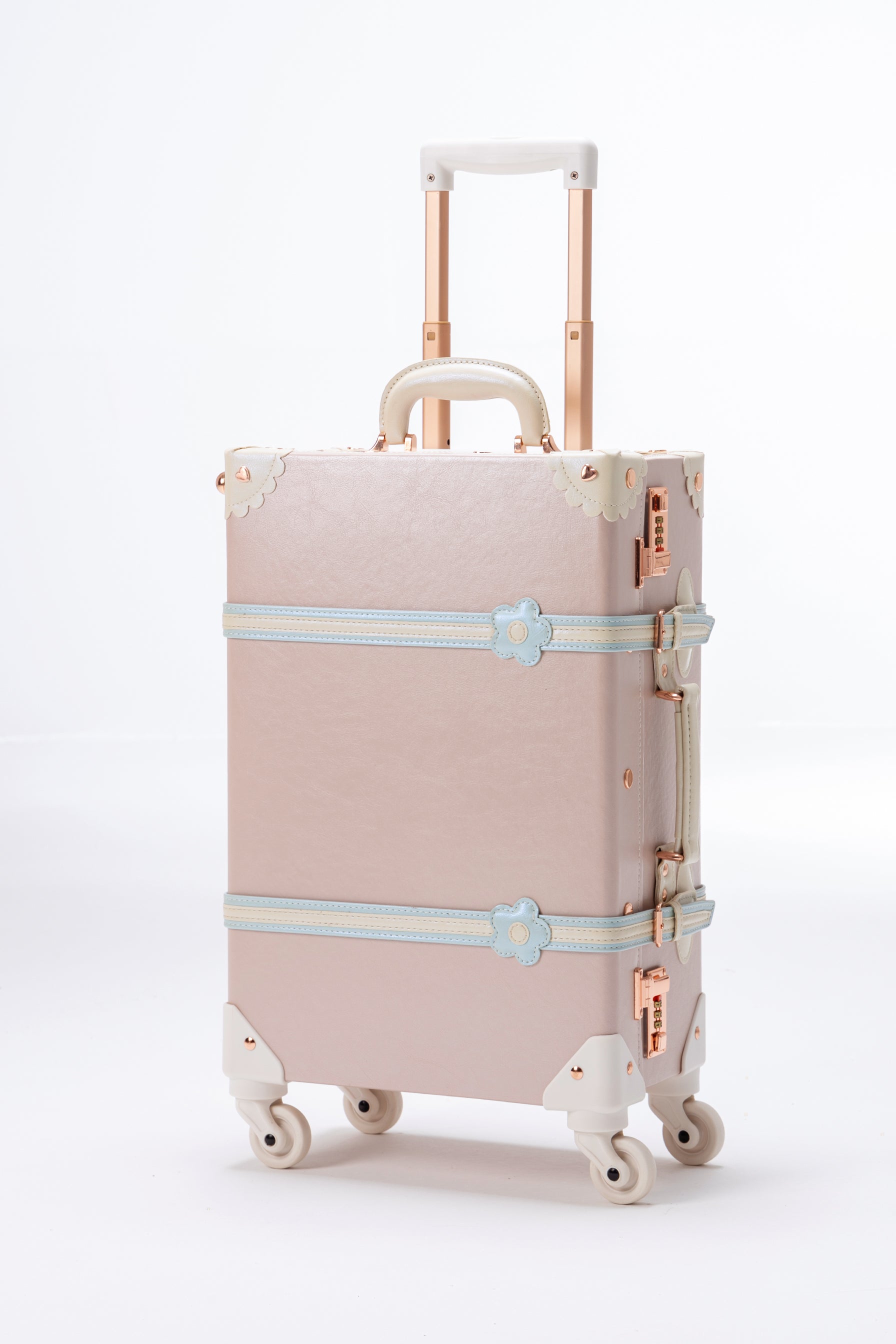 SarahFace Spinner Suitcase - Cherry Pink's