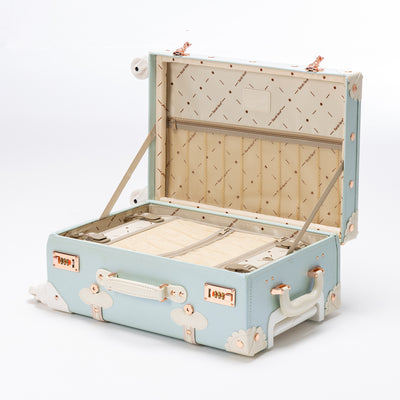 SarahFace 2 Pieces Luggage Set - Sky Blue's