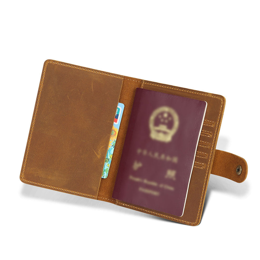 Oxleaz - Passport Holder - Brown - COTRUNKAGE