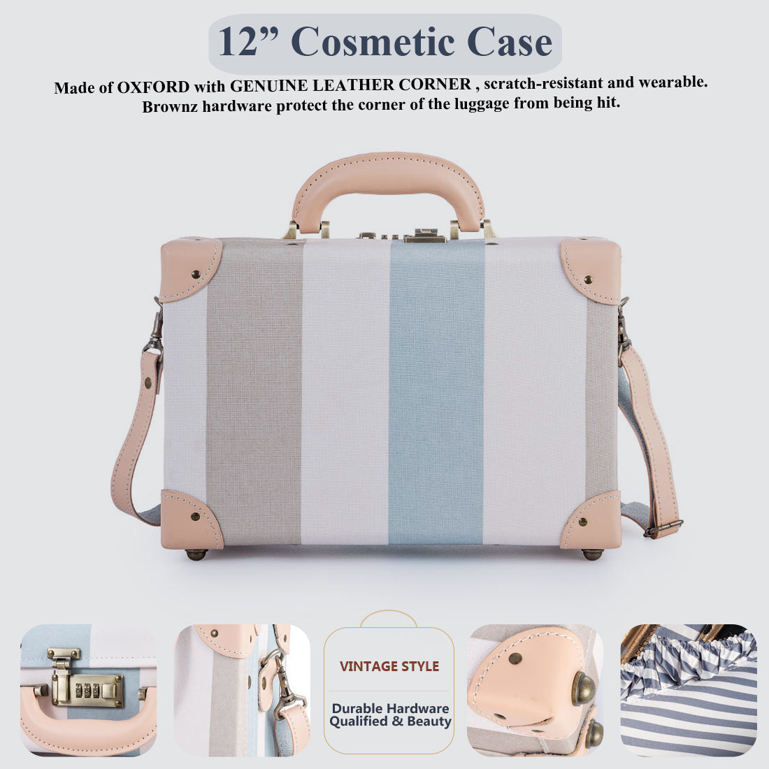 Plain Hand Case - Wide Stripe's - COTRUNKAGE